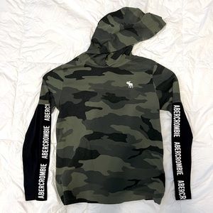 Boys Abercrombie Hooded long sleeve tshirt